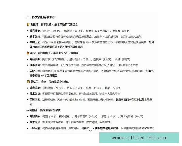 美加墨世界杯竞猜官网最新赛事预测与精彩分析推荐